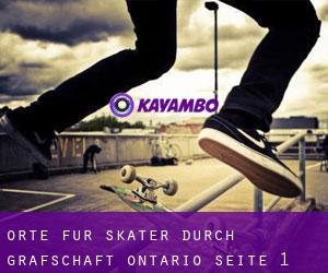 orte für skater durch Grafschaft (Ontario) - Seite 1