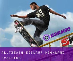 Alltbeath eislauf (Highland, Scotland)