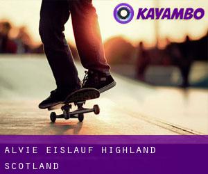 Alvie eislauf (Highland, Scotland)