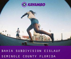 Bahia Subdivision eislauf (Seminole County, Florida)
