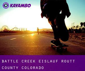 Battle Creek eislauf (Routt County, Colorado)