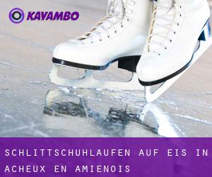 Schlittschuhlaufen auf Eis in Acheux-en-Amiénois 