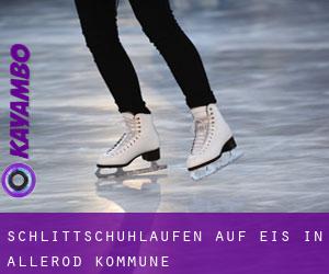 Schlittschuhlaufen auf Eis in Allerød Kommune 