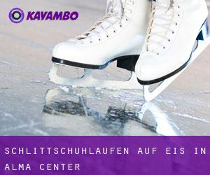 Schlittschuhlaufen auf Eis in Alma Center 