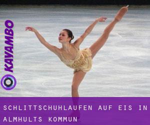 Schlittschuhlaufen auf Eis in Älmhults Kommun 