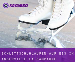 Schlittschuhlaufen auf Eis in Angerville-la-Campagne 
