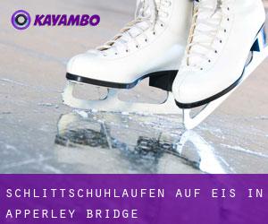 Schlittschuhlaufen auf Eis in Apperley Bridge 