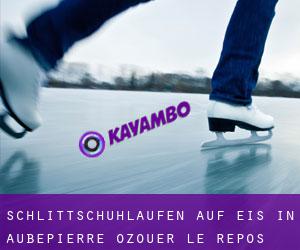 Schlittschuhlaufen auf Eis in Aubepierre-Ozouer-le-Repos 