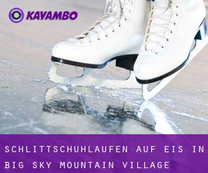 Schlittschuhlaufen auf Eis in Big Sky Mountain Village 