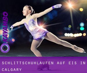 Schlittschuhlaufen auf Eis in Calgary 