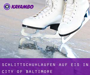Schlittschuhlaufen auf Eis in City of Baltimore 