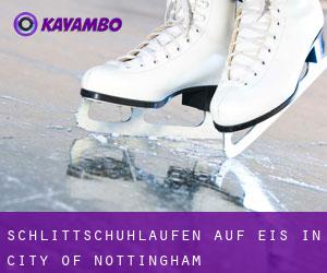 Schlittschuhlaufen auf Eis in City of Nottingham 