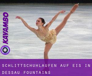 Schlittschuhlaufen auf Eis in Dessau Fountains 