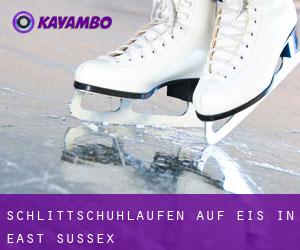 Schlittschuhlaufen auf Eis in East Sussex 