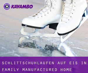 Schlittschuhlaufen auf Eis in Family Manufactured Home Community 
