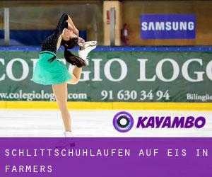 Schlittschuhlaufen auf Eis in Farmers Schlittschuhlaufen auf Eis in Farmers