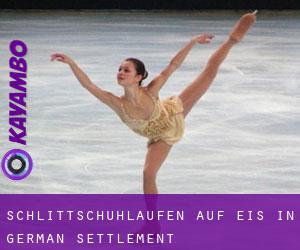 Schlittschuhlaufen auf Eis in German Settlement 