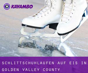 Schlittschuhlaufen auf Eis in Golden Valley County Schlittschuhlaufen auf Eis in Golden Valley County