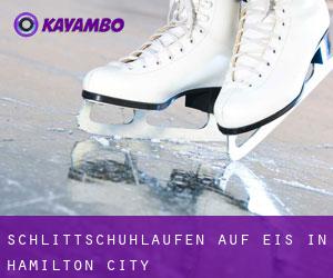 Schlittschuhlaufen auf Eis in Hamilton City 
