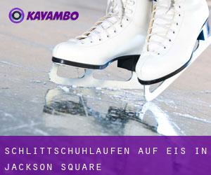 Schlittschuhlaufen auf Eis in Jackson Square 