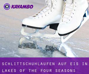 Schlittschuhlaufen auf Eis in Lakes of the Four Seasons 