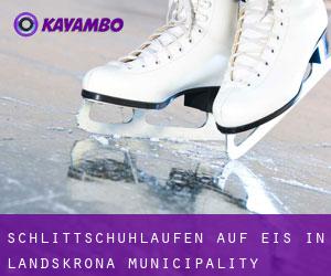 Schlittschuhlaufen auf Eis in Landskrona Municipality 