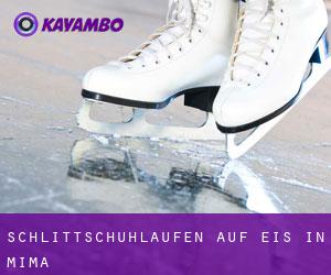 Schlittschuhlaufen auf Eis in Mima 