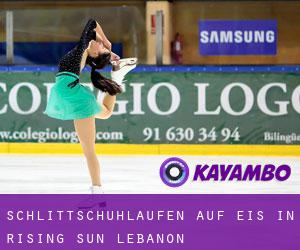 Schlittschuhlaufen auf Eis in Rising Sun-Lebanon 