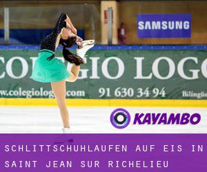 Schlittschuhlaufen auf Eis in Saint-Jean-sur-Richelieu 