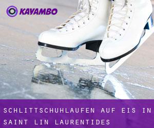 Schlittschuhlaufen auf Eis in Saint-Lin-Laurentides 