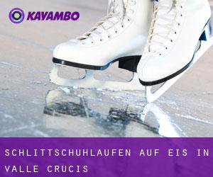Schlittschuhlaufen auf Eis in Valle Crucis 