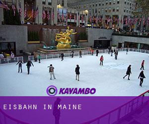 Eisbahn in Maine Eisbahn in Maine