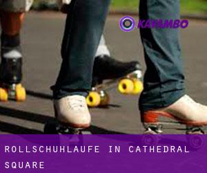 Rollschuhlaufe in Cathedral Square