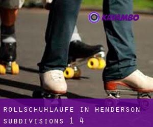 Rollschuhlaufe in Henderson Subdivisions 1-4