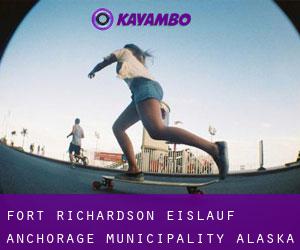 Fort Richardson eislauf (Anchorage Municipality, Alaska)