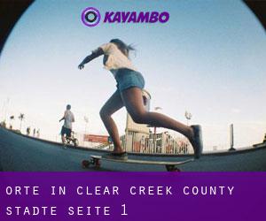 orte in Clear Creek County (Städte) - Seite 1