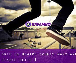 orte in Howard County Maryland (Städte) - Seite 1