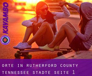 orte in Rutherford County Tennessee (Städte) - Seite 1